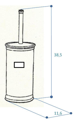 Sapho PROVENZA kerámia, álló wc kefe (PR17)