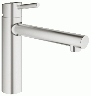 Grohe Concetto egykaros mosogató csaptelep supersteel 31128 DC1 (31128DC1)