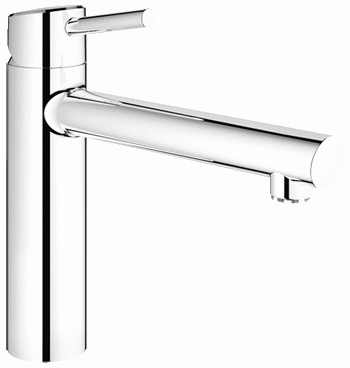Grohe Concetto egykaros mosogató csaptelep nyitott rendszerű vízmelegítőhöz 31213 001 (31213001)