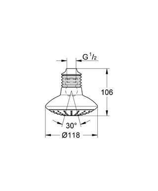 Grohe Euphoria 110 Mono Fejzuhany 1 spray 27270 000 (27270000)