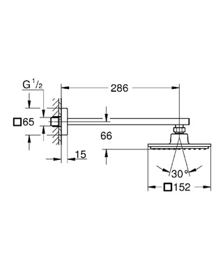 Grohe Euphoria Cube 150 fejzuhany 26073 000 (26073000)