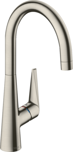 Hansgrohe Talis S egykaros konyhai csaptelep 260 elforgatható kifolyóval, rozsdamentes acél 72810800