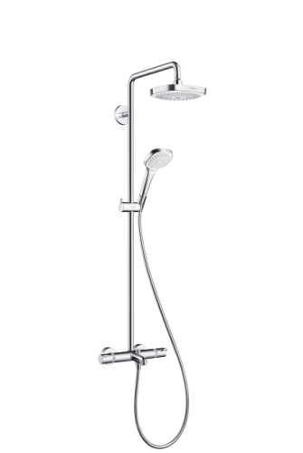 Hansgrohe Croma Select E 180 2jet showerpipe kádhoz fehér/króm 27352 400 (27352400)