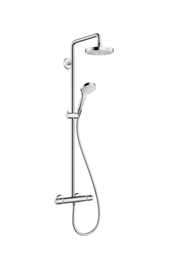 Hansgrohe Croma Select S 180 2jet showerpipe fehér/króm zuhanyrendszer 27253 400 (27253400)