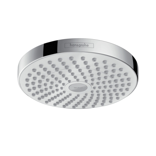 Hansgrohe Croma Select S 180 2jet fejzuhany fehér/króm, EcoSmart 9 l/perc 26523 400 (26523400)