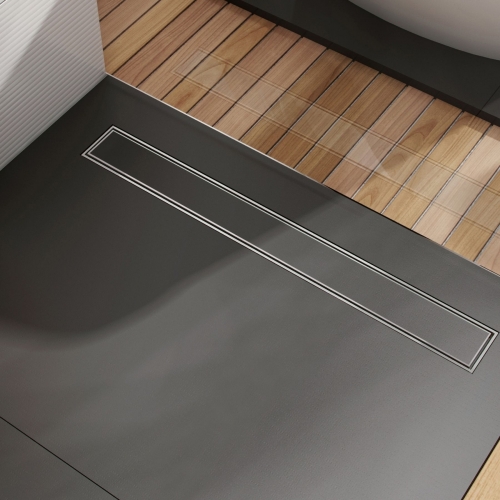 Deante zuhanyfolyóka szigetelőgallérral, burkolható, 80 cm KOL 008A