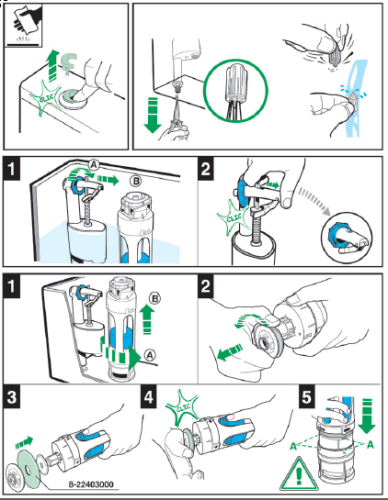 Roca Element monoblokkos wc (kombi wc) 7342577000