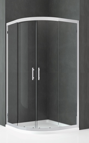 Hopa Kali R Offset Íves zuhanykabin 80x100x195 cm, KALIR80100-1B