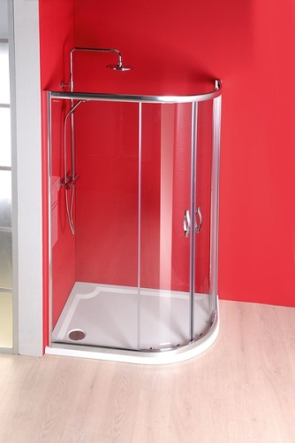 Sapho Gelco SIGMA 120c90 cm aszimmetrikus íves zuhanykabin, R550, Transzparent üveg (SG1290)