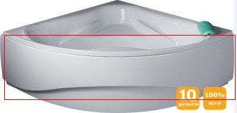 Hopa Verona Sarokkád előlap 140 cm