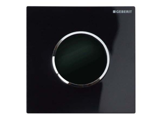 Geberit Sigma10 automata vizelde vezérlés, infravörös, hálózati fekete / fényes króm / fekete 116.025.KM.1