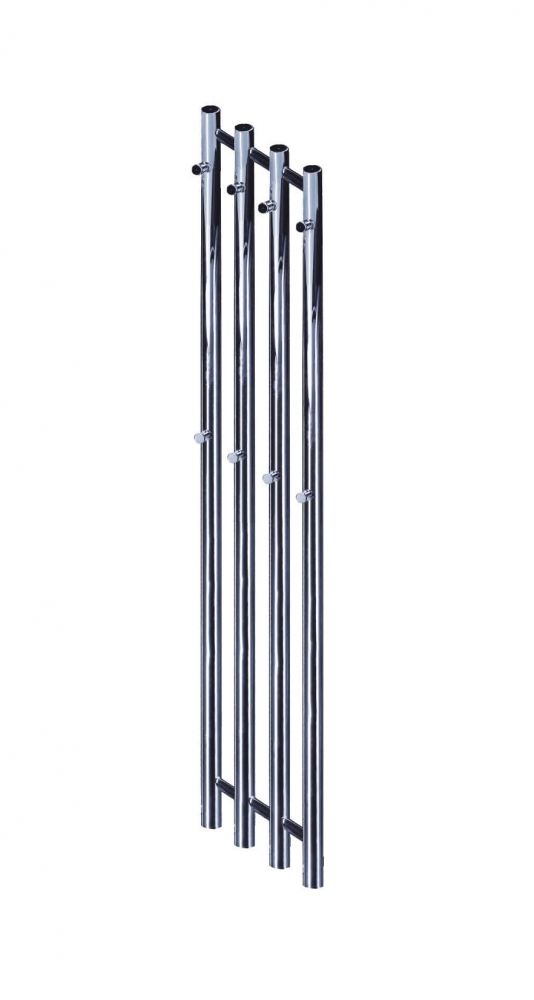 Radeco FUEGO CHROM design fűrdőszobai csőradiátor (380 W, króm, 1650x290 mm)