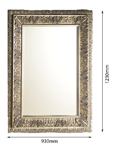 Sapho INVERNO keretes tükör, 930x1230mm, ezüst (IN123)