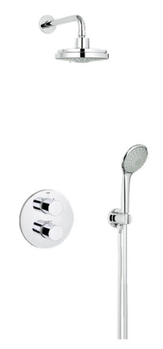 Grohe Grohtherm 3000 Cosmopolitan falba épített komplett szett 34399 000 (34399000)