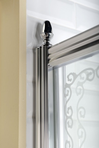 Sapho ANTIQUE 90 cm-es zuhany oldalfal, króm (GQ5190)