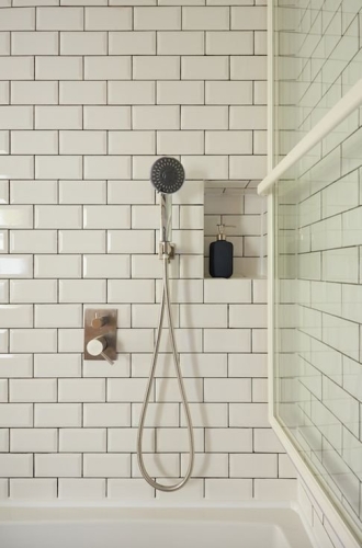 Sapho MINIMAL 2-irányú falsík alatti zuhanycsaptelep, inox MI042