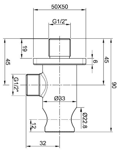 Sapho Minimal Kézizuhany tartó fali csatlakozóval, inox (MI035)