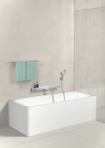Hansgrohe ShowerTablet Select 700 termosztátos falsíkon kívüli kádcsaptelep, króm 13183 000 (13183000)