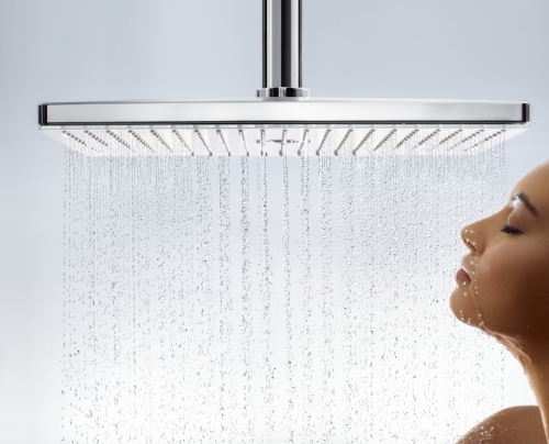 Hansgrohe Rainmaker Select 460 3jet fejzuhany, mennyezeti csatlakozóval fehér/króm 24006 400 (24006400)