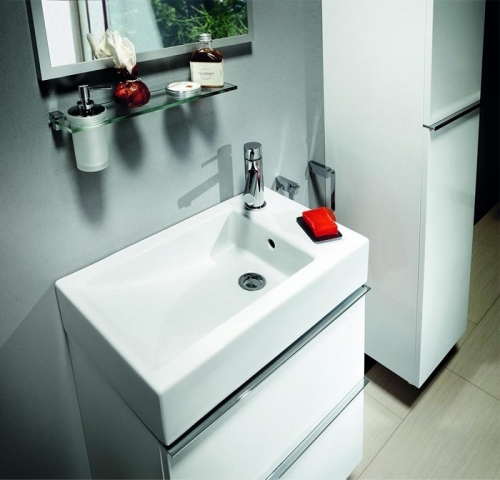 Jika Pure 50x34,5 cm-es mosdó H8134210001061 (8.1342.1.000.106.1)