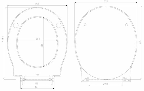Kolo Varius WC ülőke (K30111000)