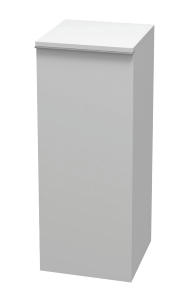 Jika Pure Középmagas szekrény, 1 ajtó, 1 polc, jobbos, fehér H4559321745001 (4.5593.2.174.500.1)