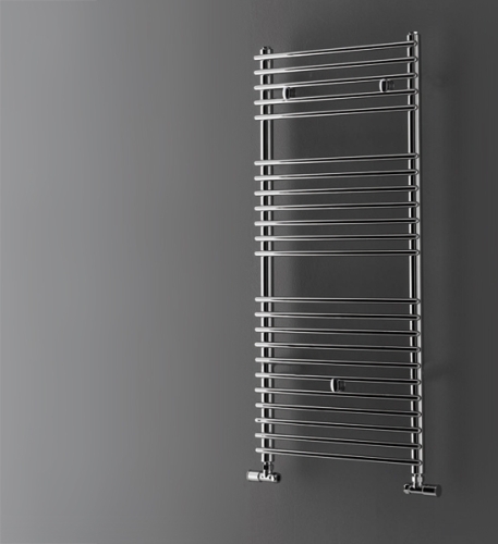 Lazzarini Siracusa egyenes dizájn törölközőszárítós radiátor, króm 730x600 mm (387023)