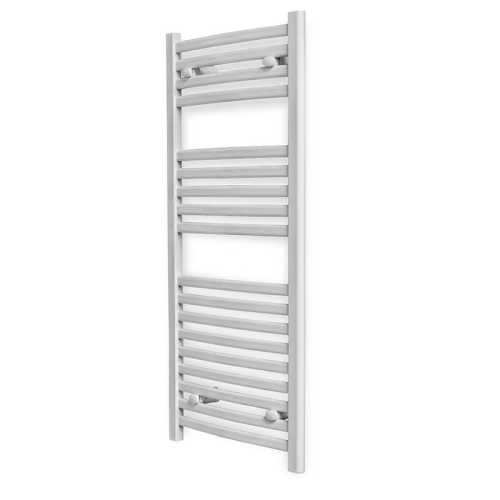 Lazzarini Merano íves dizájn törölközőszárítós radiátor, fehér 803x600 mm (386273)