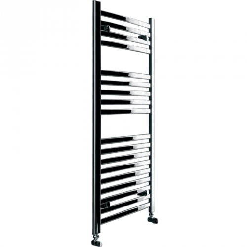 Lazzarini Merano íves dizájn törölközőszárítós radiátor, króm 803x600 mm (386279)