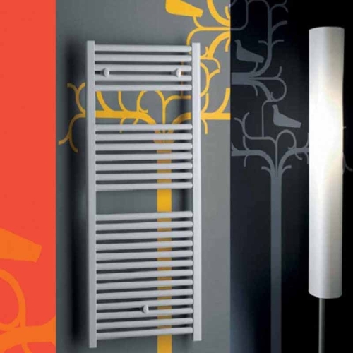 Lazzarini Sanremo íves törölközőszárítós radiátor, fehér 690x450 mm (386504)