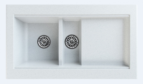 Gorenje KVE96.13 Siligor gránit mosogató, törtfehér (64791758)