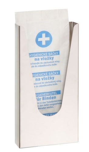 Sapho Higiéniai papírtartó HygBag, matt inox 120x250x32 mm (101403095)