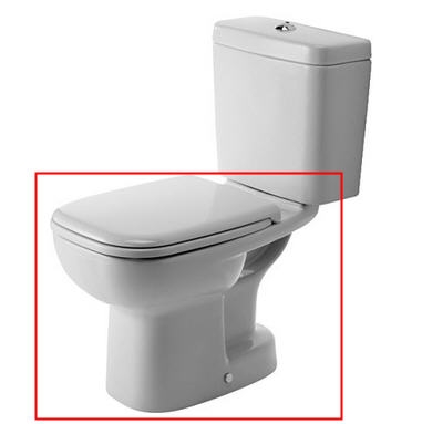 Duravit D-Code alsó kifolyású, mélyöblítésű monoblokkos WC-csésze 211101 (21110100002)