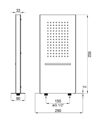 Deante Multibox fejzuhany NAC 092K