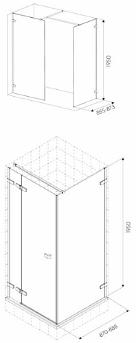 Kolo Next fix oldalfal törölközőtartóval 90 (HSKX90222R03)
