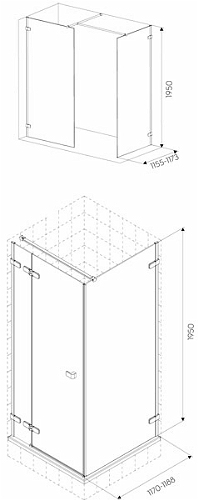 Kolo Next fix oldalfal törölközőtartóval 120 (HSKX12222R03)