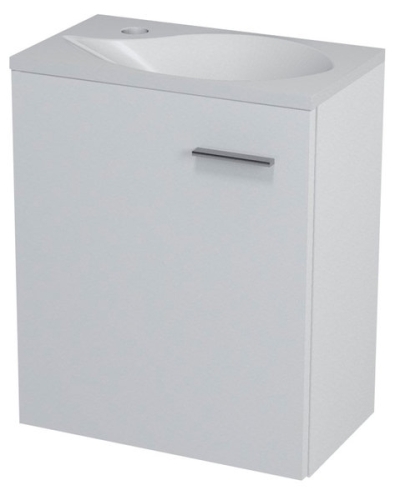 Sapho LATUS II 42x50x25 cm mosdótartó szekrény, mosdó nélkül, fehér (55580)