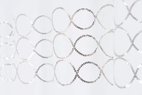 Sapho PAILLETE zuhanyfüggöny 180x200cm, polyester (48327)