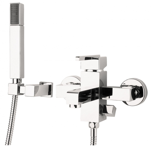Deante Cubic kádtöltő csaptelep zuhanyszettel BDD 011M