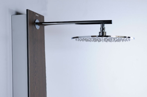 Sapho 5SIDE zuhanypanel keverős csapteleppel 4 masszázsfúvókával, wenge (80213)