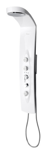 Sapho MOLA zuhanypanel 210x1300mm termosztatikus csapteleppel, egyenes falra (80365)