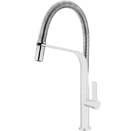 Teka Formentera FO 999 mosogató csaptelep flexibilis kifolyócsővel, fehér 62.999.02.0W