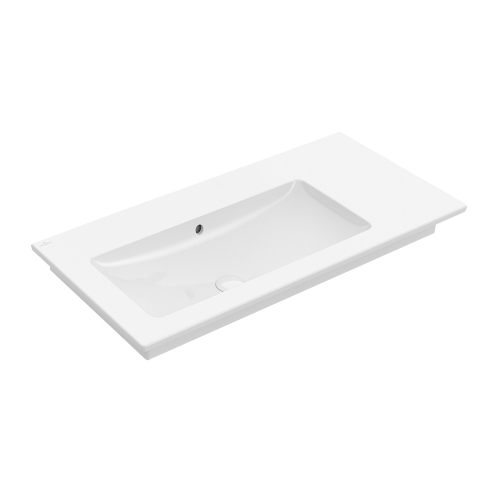 Villeroy and Boch Venticello 100x50 cm beépíthető aszimmetrikus mosdó, 1 csaplyukkal, balos 4134L101