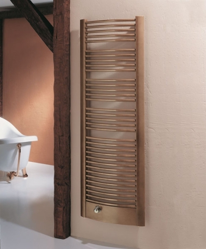 Sapho FOCUS FXB 595x776 mm fürdőszoba radiátor 440 W, bronz (FXB-608br)