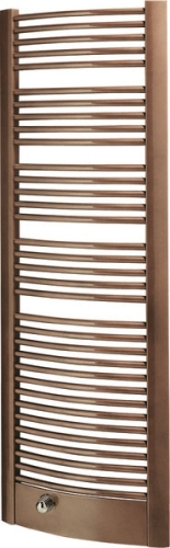 Sapho FOCUS FXB 595x776 mm fürdőszoba radiátor 440 W, bronz (FXB-608br)