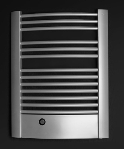 Sapho FOCUS FXB 595x776 mm fürdőszoba radiátor 440 W, strukturált ezüst (FXB-608S)