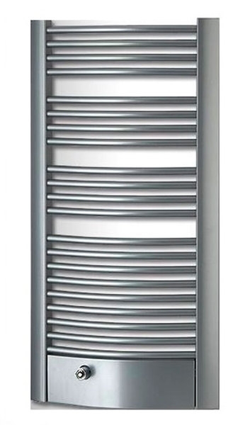 Sapho FOCUS FXB fürdőszobai radiátor 595x1154mm, 669W, strukturált ezüst (FXB-612S)