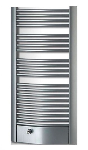 Sapho FOCUS FXB fürdőszobai radiátor 595x1154mm, 669W, strukturált ezüst (FXB-612S)