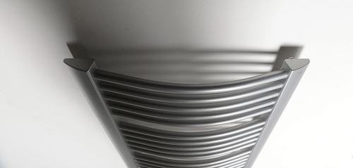 Sapho FOCUS FXB fürdőszobai radiátor 595x1742mm, 1031W, strukturált ezüst (FXB-617S)