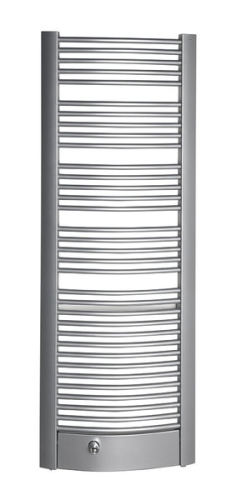 Sapho FOCUS FXB fürdőszobai radiátor 595x1742mm, 1031W, strukturált ezüst (FXB-617S)